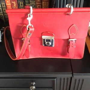 NWOT Dooney & Bourne red leather shoulder bag